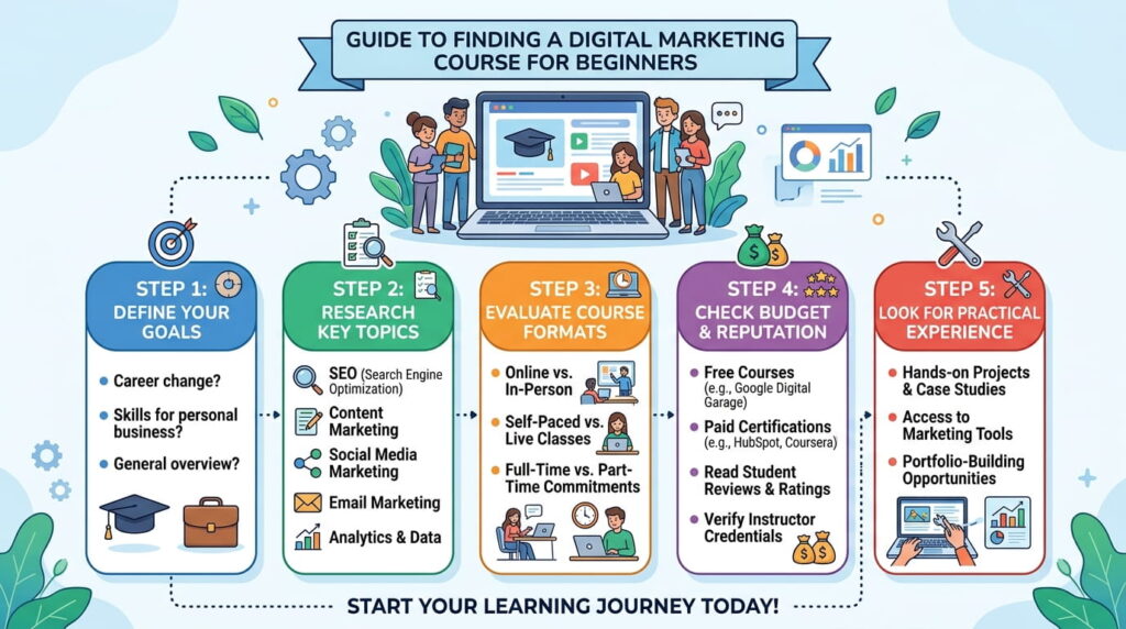 Finding a Digital Marketing Course for Beginners