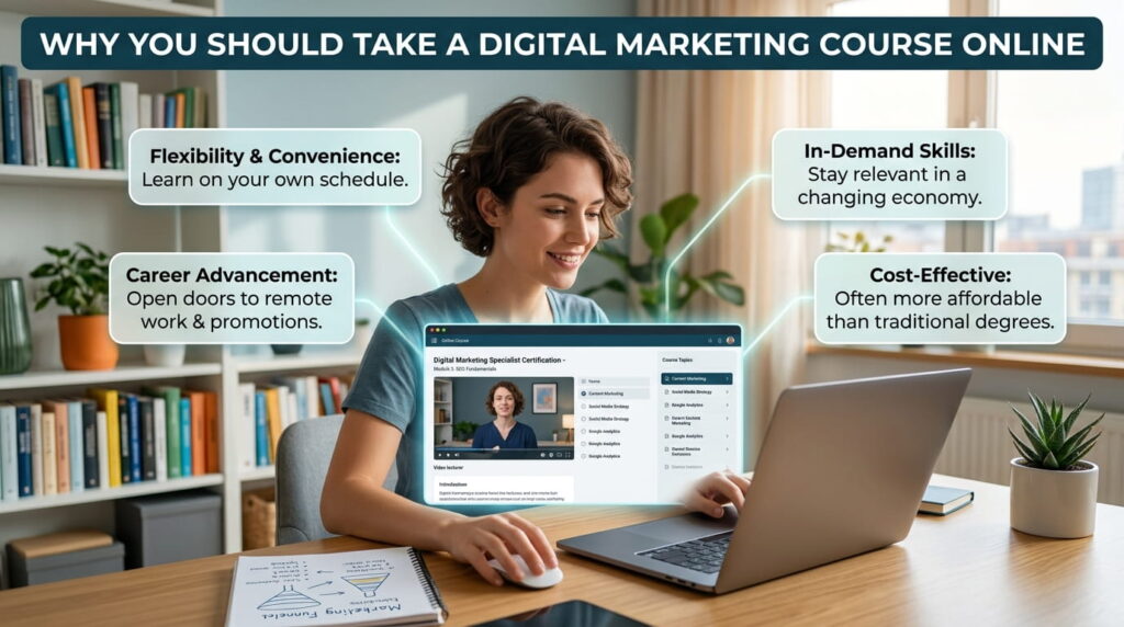 Why You Should Take a Digital Marketing Course Online